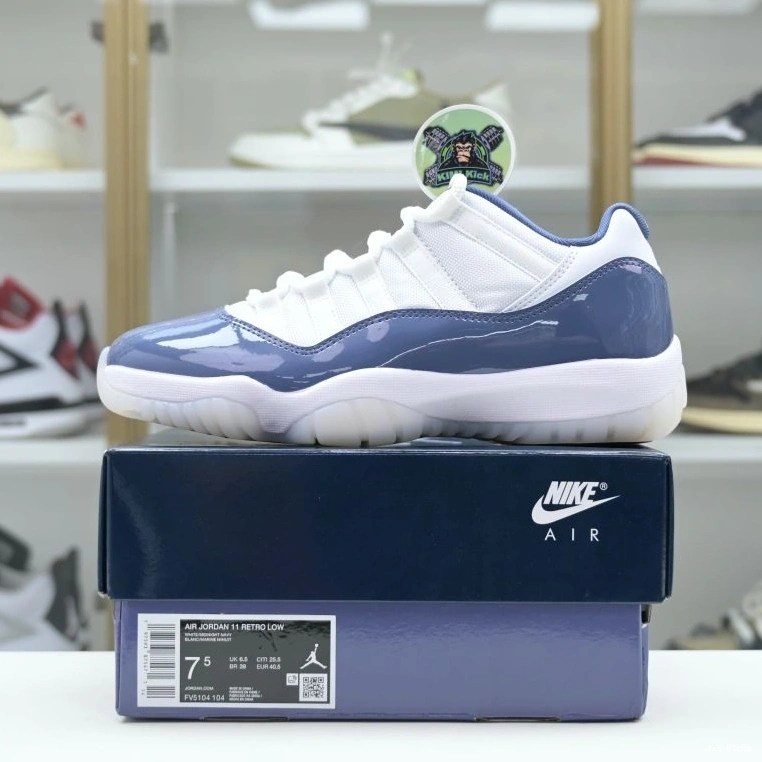 1st Kicks Low“Diffused Blue” 1869 Jordan Comfortable 11 Kimikick Jordan Air 1120